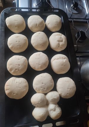 Una foto de Pan amasado