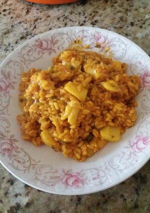 Una foto de Arroz con sepia