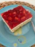 كيكة الفراولة الباردة 🍓🍰