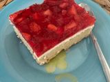كيكة الفراولة الباردة 🍓🍰