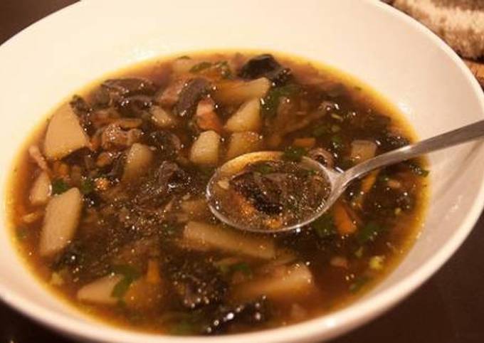 Фото рецепт суп из грибов рецепт с