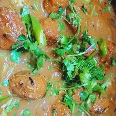 A picture of Achari kofta.
