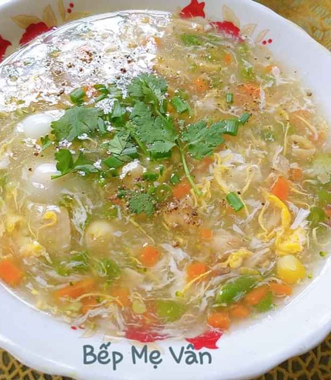 CÁCH NẤU SÚP GÀ TÔM