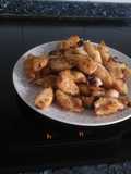 Chipis rebozados en harina