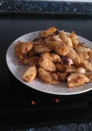 Una foto de Chipis rebozados en harina