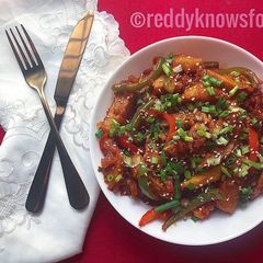 Crispy Chilli Potatoes A picture of Crispy Chilli Potatoes.
