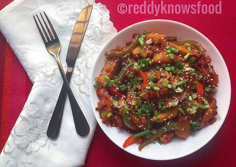 Recipe of Quick Crispy Chilli Potatoes