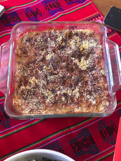 Una foto de Budín de cochayuyo