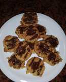 Pepas de coco con dulce de leche y chocolate. Muy fácil!!!