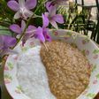 Bubur habang Bubur Putih (merah putih)