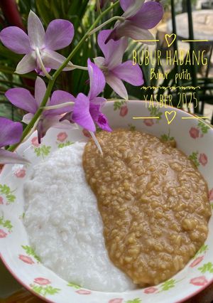 Foto resep Bubur habang Bubur Putih (merah putih)