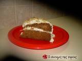 Carrot Cake με cream cheese frosting