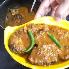 A picture of রুই মাছের দো পিয়াজা.