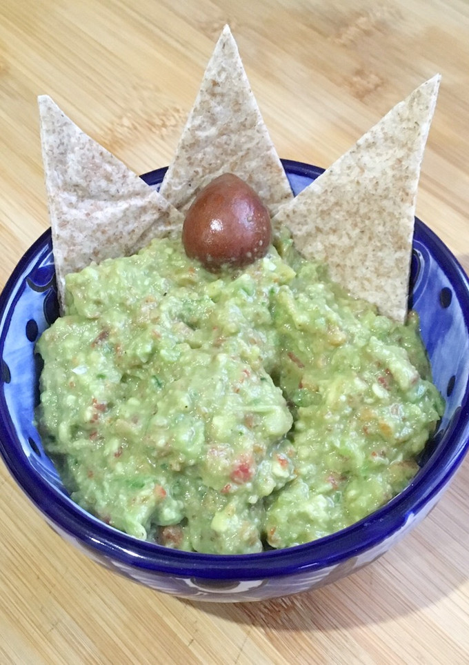 Una foto de Guacamole sin cilantro