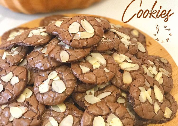 Cara Gampang Membuat Crunchy Shiny Brownies Cookies yang Enak