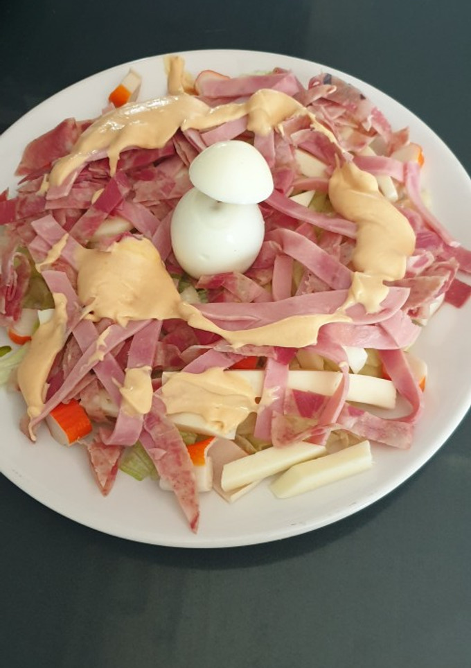 Una foto de Ensalada con el chef