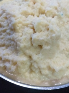 A picture of Home made ginger and garlic paste.