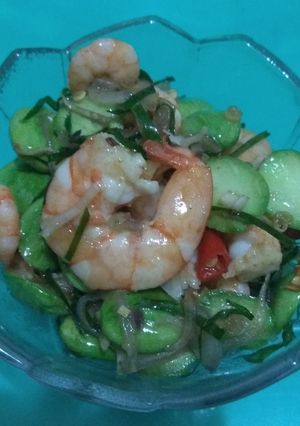 Foto resep Udang Pete Sambal Matah