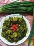 স্প্রিং ওনিয়ন প্রন(spring onion prawn recipe in Bengali)