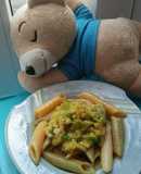 Nui sốt bí đỏ cá thác lác cho bé