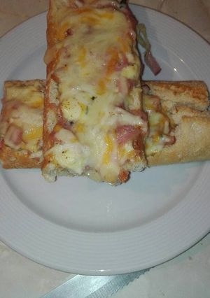 Una foto de Barra francesa rellena y rápida