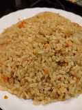 Arroz frito con gambas