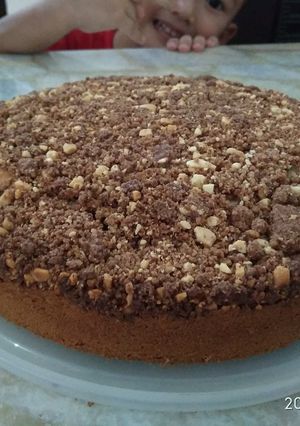 Foto resep Apple streusel cake