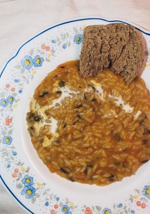 Una foto de Risotto de Batata Dulce o Boniato 🍠🤩🙌🏼