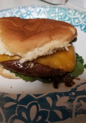 A picture of Portabello Burger.
