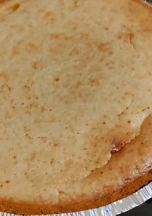 Una foto de Tarta de queso horneada