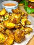 Roasted Garlic Butter Parmesan Potatoes 🥔 🧄 🧀 🧈
