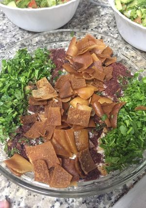 صورة لوصفة فته الباذنجان