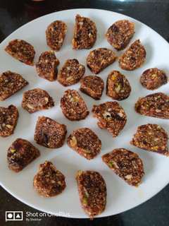 A picture of Dry fruit Burfee.