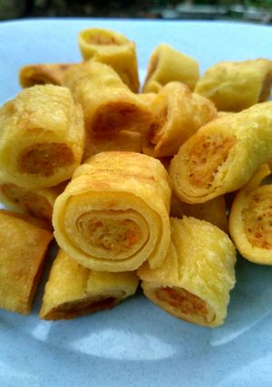 Foto resep Chicken egg roll