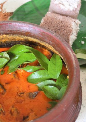 A picture of Fish Coconut Curry.