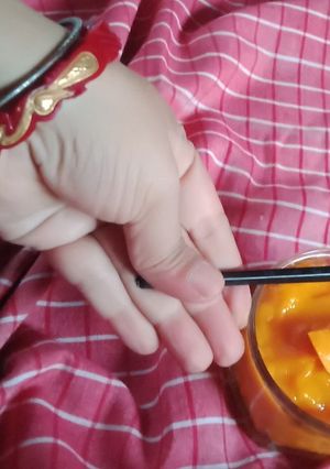 আমের ম্যুজ (Mango mousse recipe in Bengali) রেসিপির প্রধান ছবি
