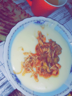 صورة لوصفة لابيري بالدجاج وصوص حمرا تهبل ❤️💋
