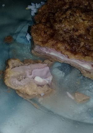 Una foto de Milanesa de Carne rellenas