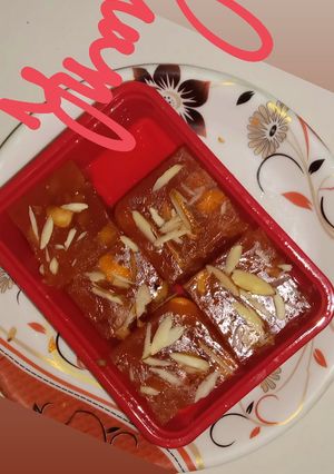 कराची हलवो (karachi halwa recipe in Hindi) रेसिपी मुख्य फोटो