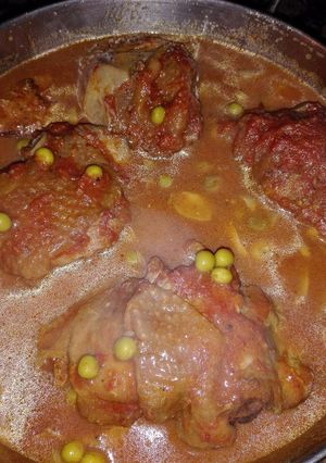 Una foto de Pollo guisado