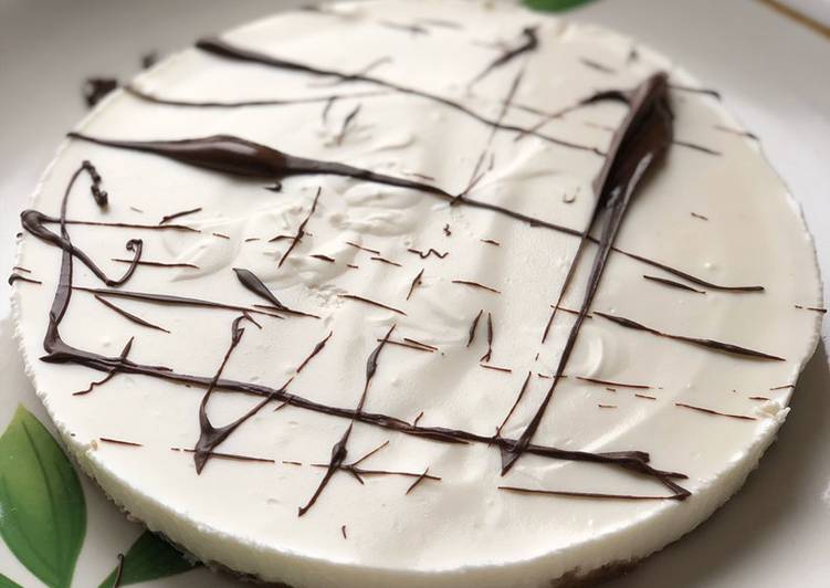 Tarta de queso con chocolate blanco 🧀