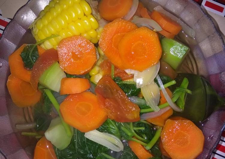Bahan mengolah Sayur manis gula merah #Siapramadhan yang Lezat Sekali