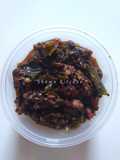 Sambal cumi asin tinta hitam