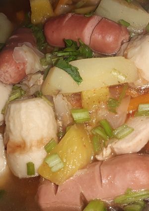 Foto resep Sukiyaki Kaldu Nanas Rumahan (Diet)