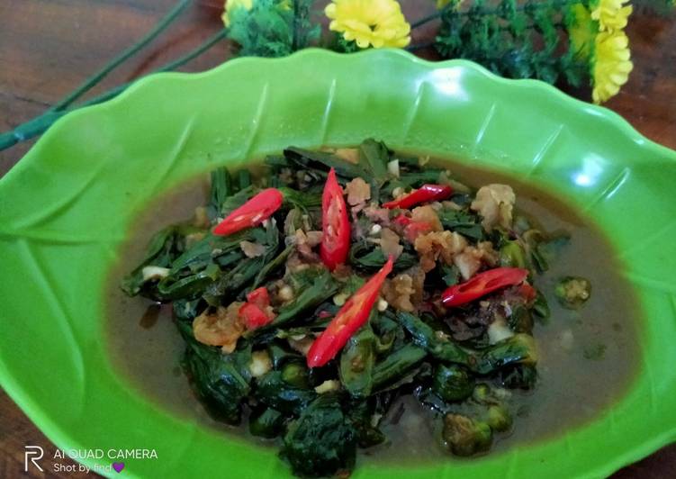Resep: Tumis genjer bumbu ebi yang Gurih