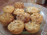 Cupcakes de avena y nueces