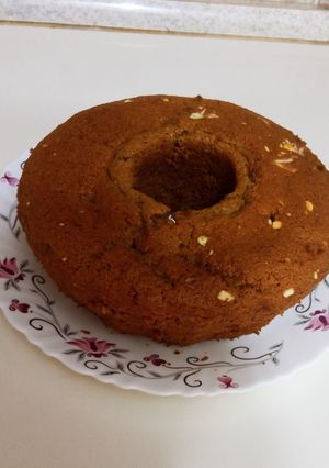 عکسی از دستور کیک نسکافه ای با سس نسکافه
