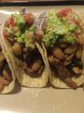 Tacos de puntas de chuletas (puerco)