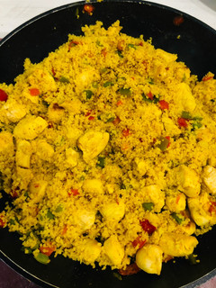 Una foto de Cous cous al curry