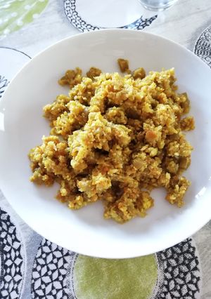 Una foto de Couscous de coliflor